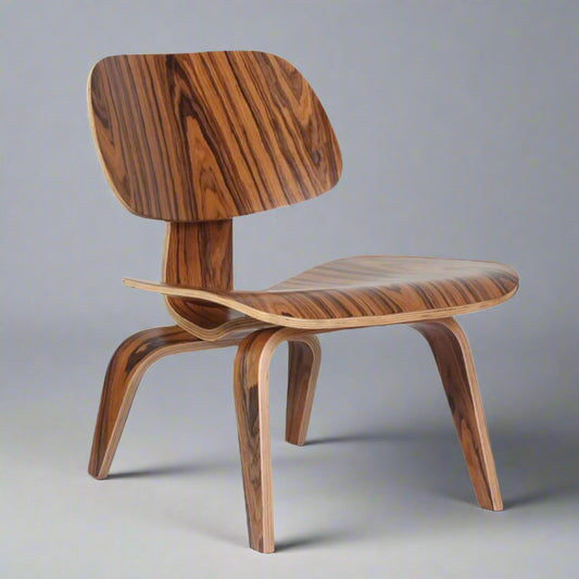 Eames Style Lounge Chair | Rose Wood