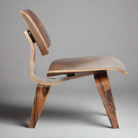 Eames Style Lounge Chair | Rose Wood