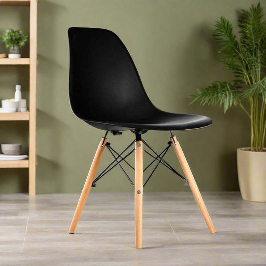 Eames Dining Side Chair (Pair) | Black