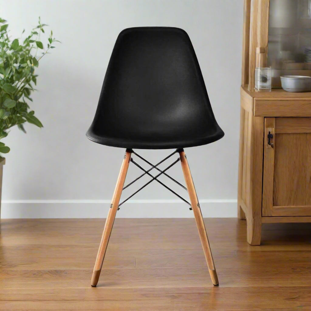 Eames Dining Side Chair (Pair) | Black