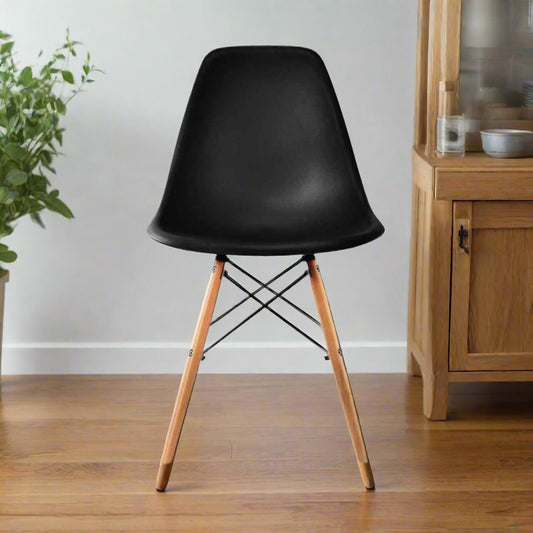 Eames Dining Side Chair (Pair) | Black
