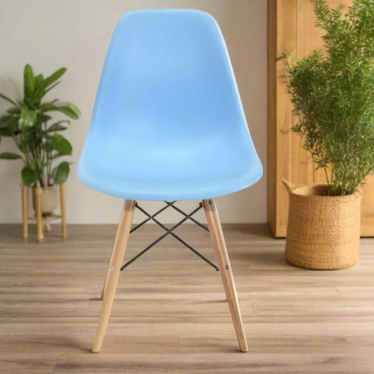 Eames Dining Side Chair (Pair) | Light Blue