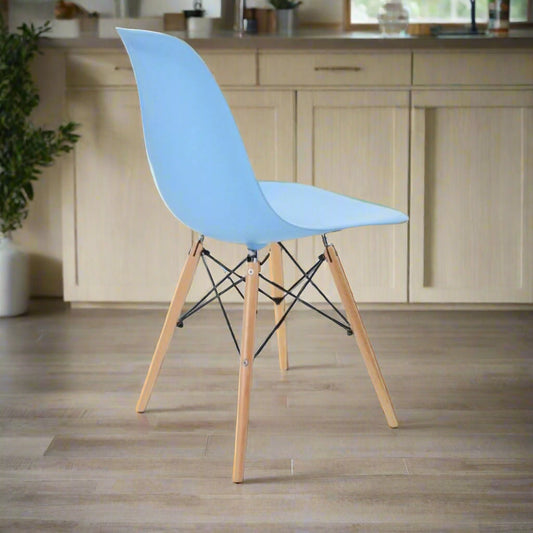 Eames Dining Side Chair (Pair) | Light Blue