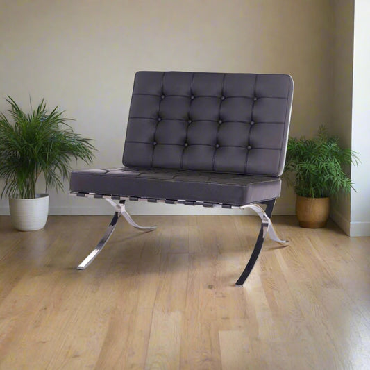 Mies Barcelona Pavilion Chair | Dark Grey