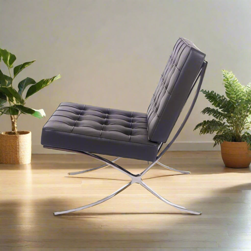 Mies Barcelona Pavilion Chair | Dark Grey