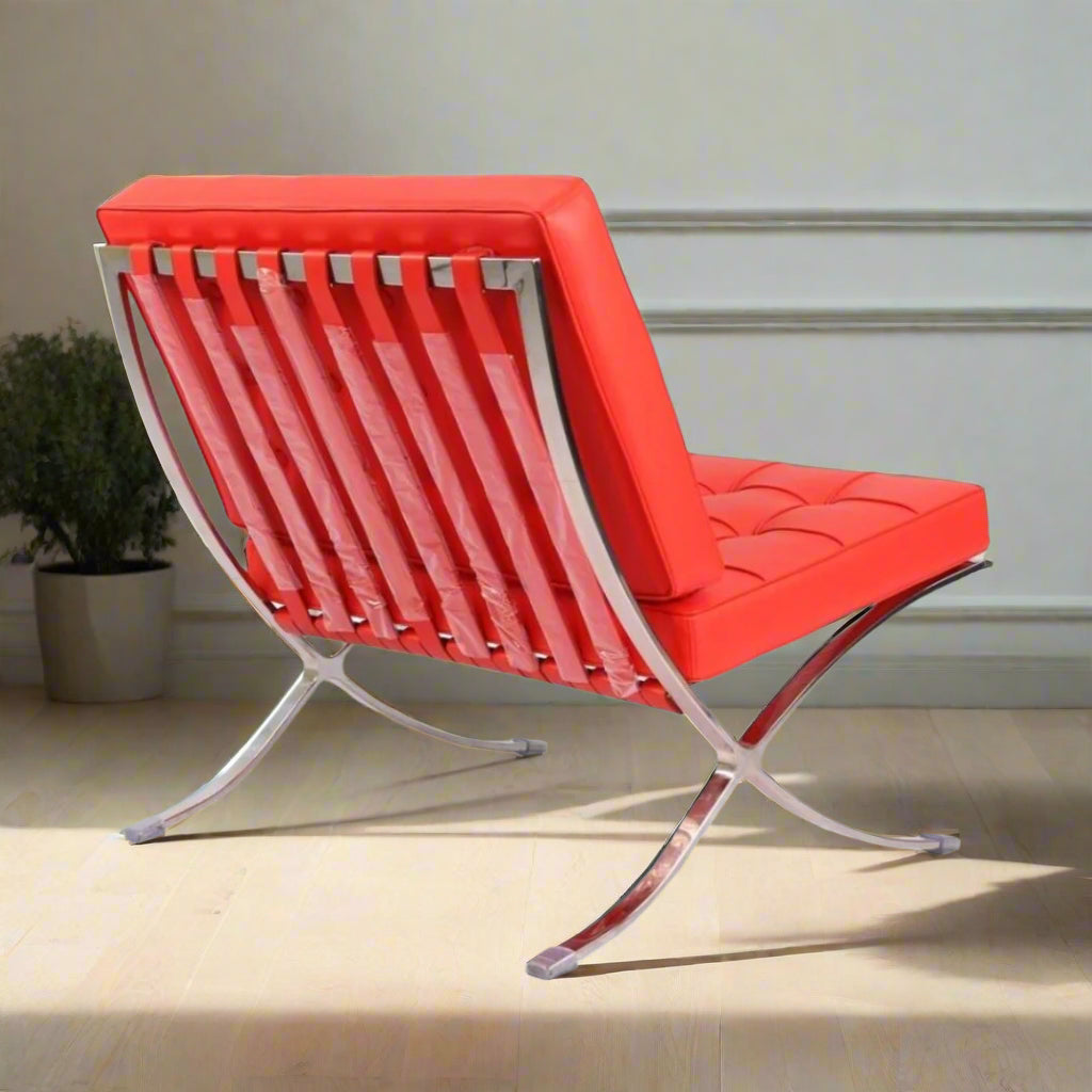 Mies Barcelona Pavilion Chair | Red