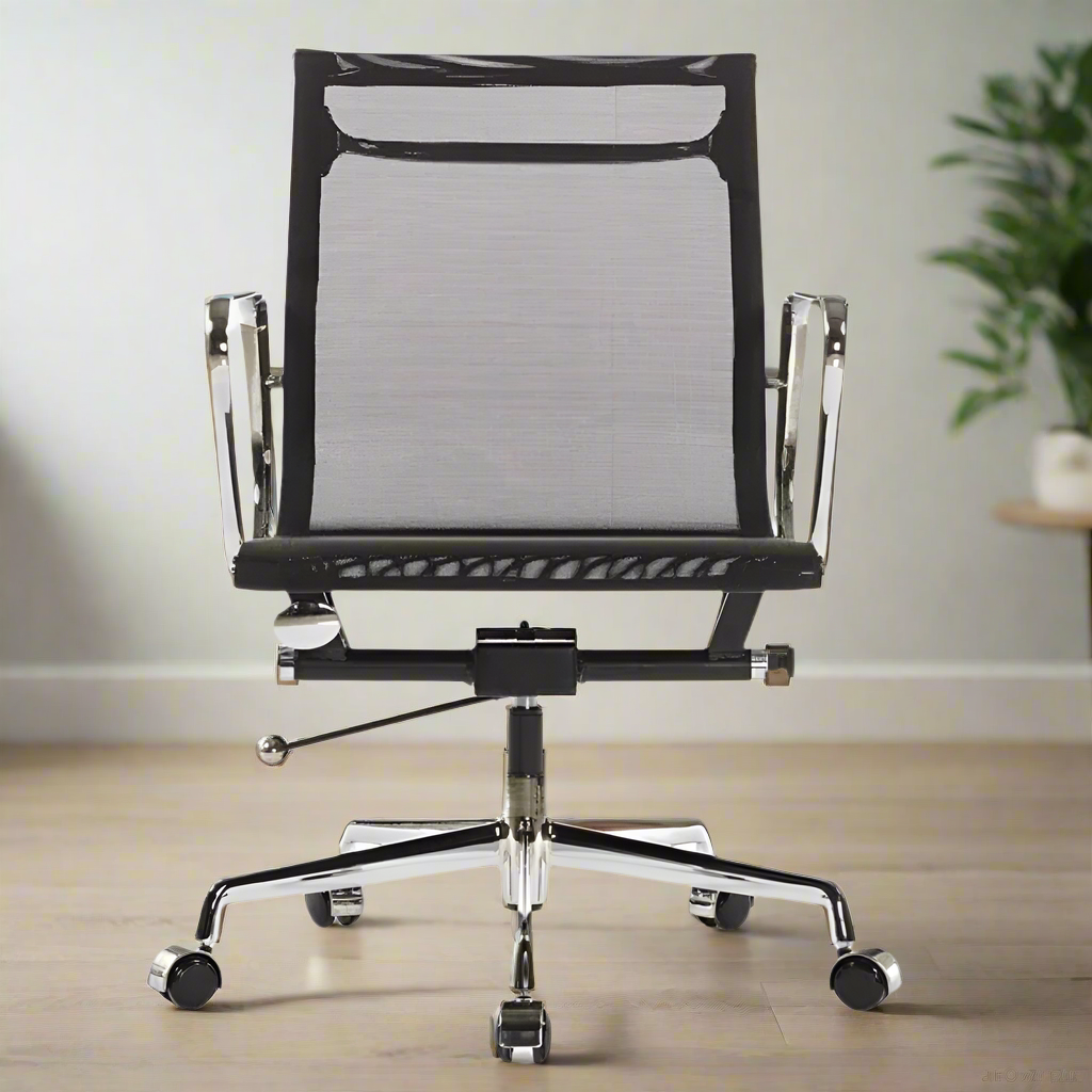 Eames Mesh Style Office Chair | Low Back| (Black)