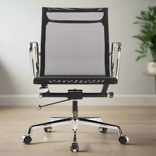 Eames Mesh Style Office Chair | Low Back| (Black)