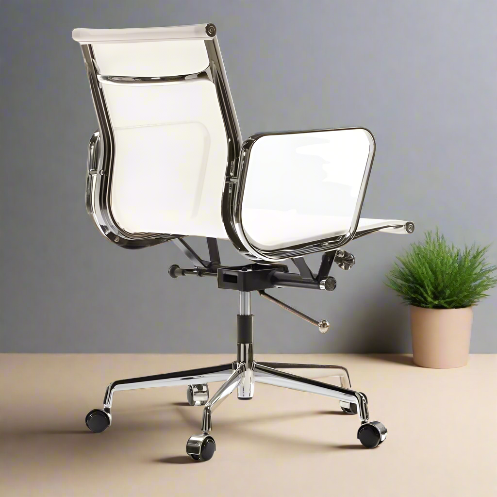 Eames Mesh Style Office Chair | Low Back| (White)