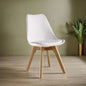 Modern Tulip Dining Chairs (Pair) | White